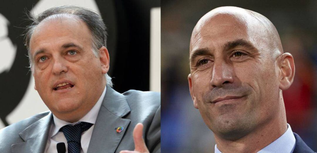 Javier Tebas y Luis Rubiales