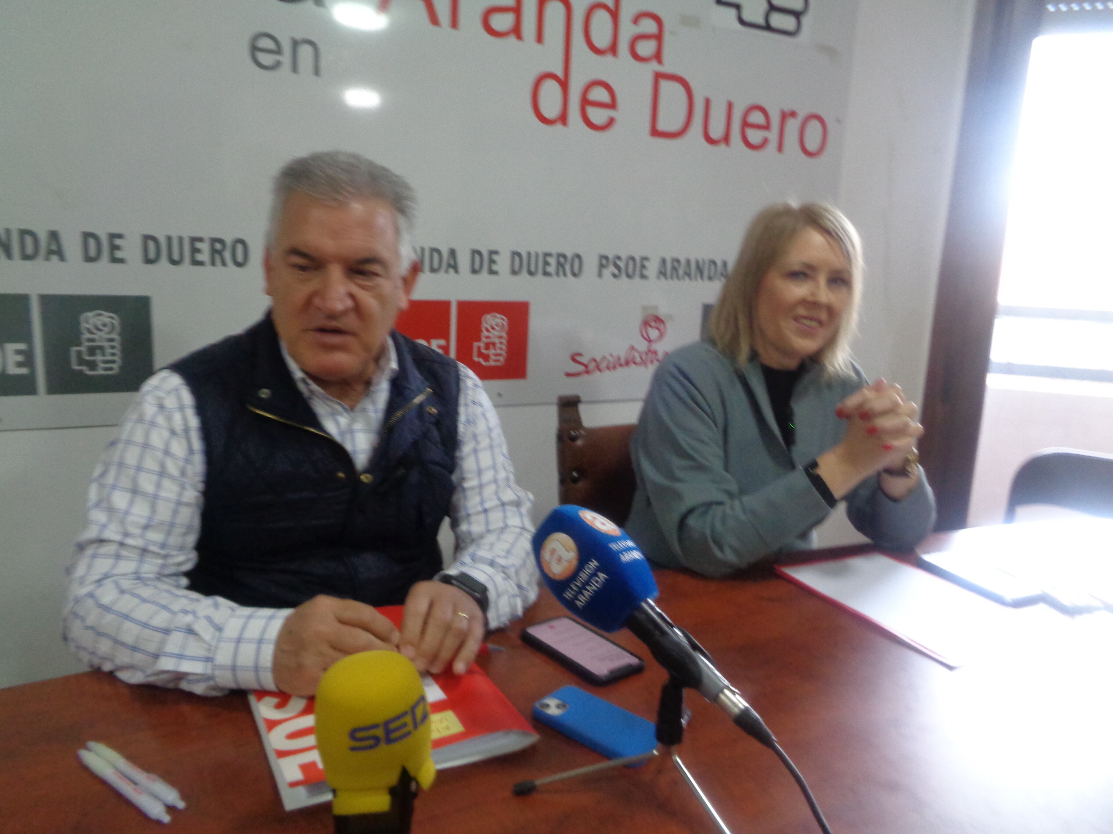 Ildefonso Sanz y Amparo Simón, número 2 de la candidatura del PSOE