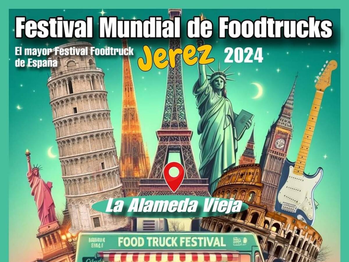 La Alameda Vieja acoge el Festival Mundial de Foodtrucks Jerez 2024