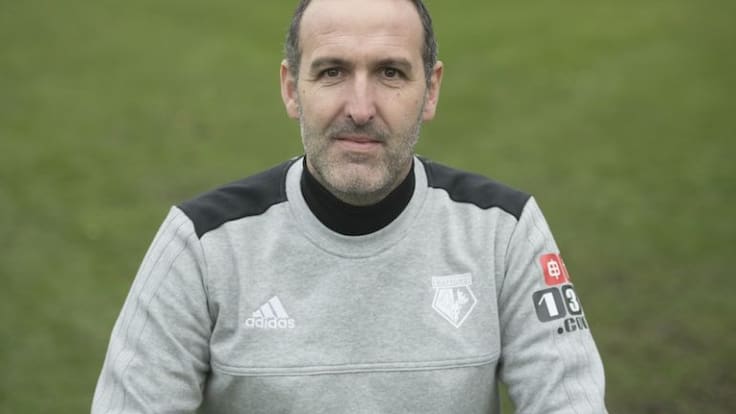 Iñigo Arteaga, el entrenador de porteros que triunfa con el Espanyol.