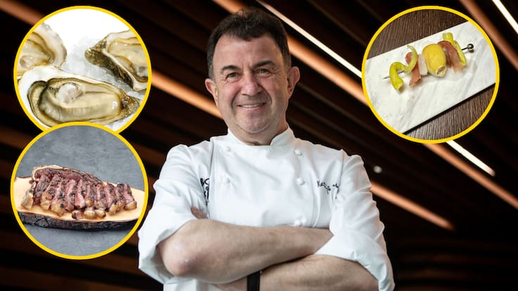 Berasategui diseña el menú de los campeones: gilda picante, ostras y chuletón antes de la final de la Copa