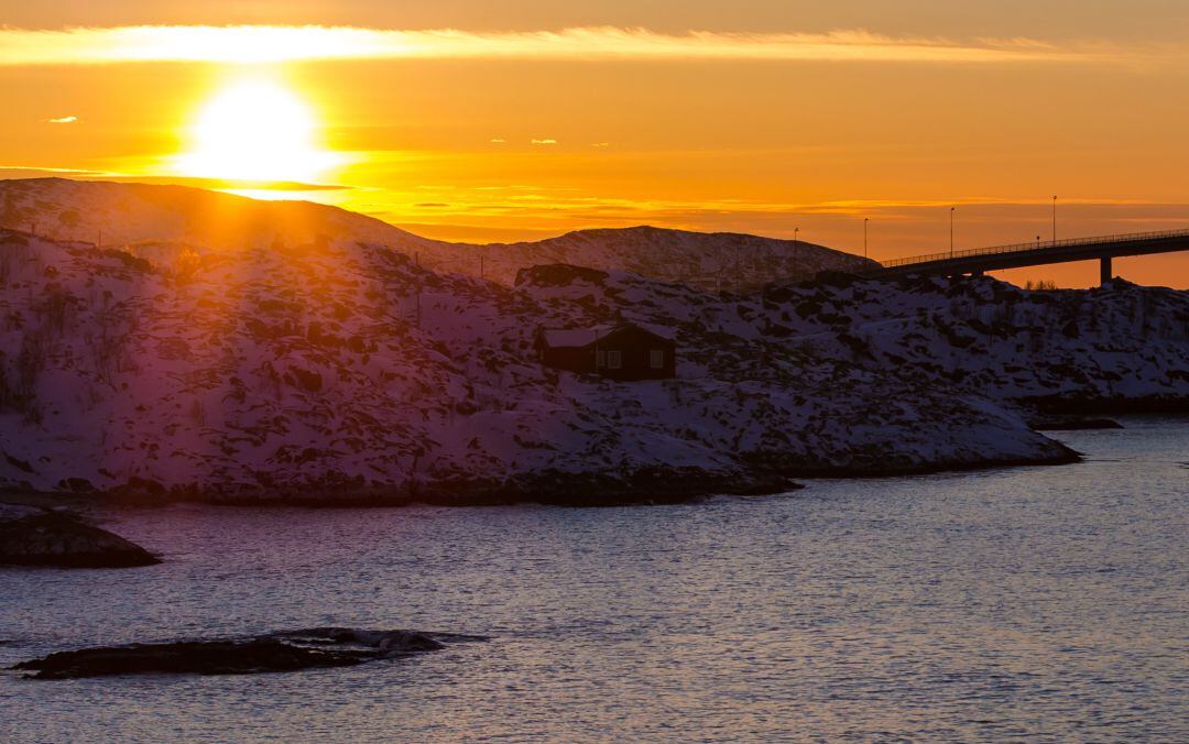 Sommarøy, la isla ártica noruega.