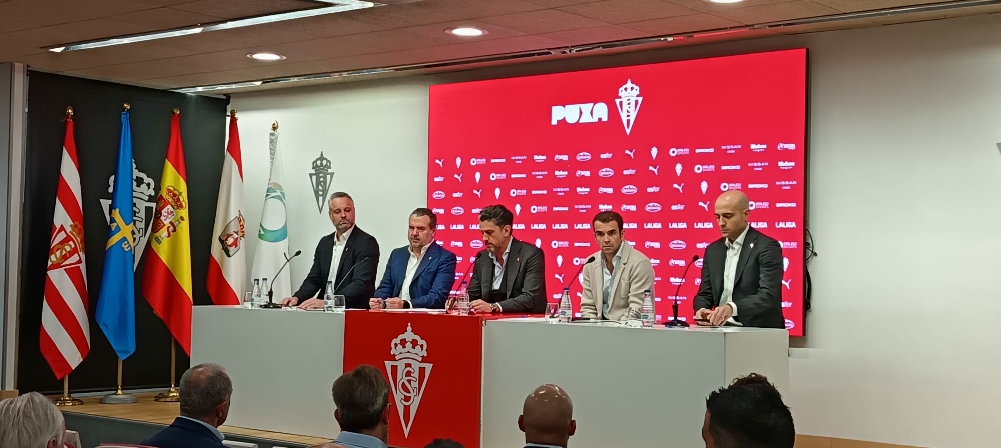 Anuncio del nombramiento de José Riestra como nuevo presidente ejecutivo del Sporting.