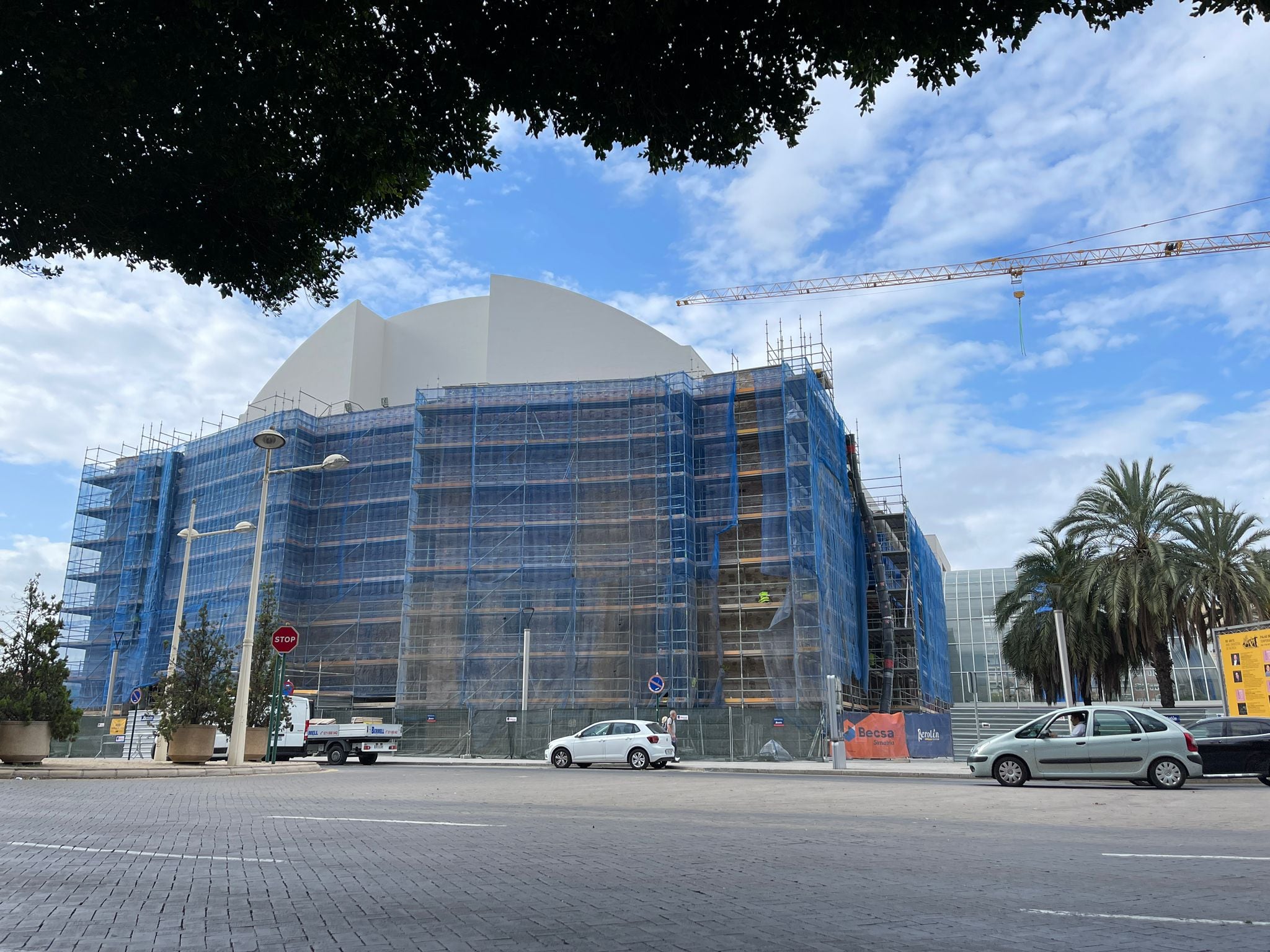 Palau de la Música de València en obras