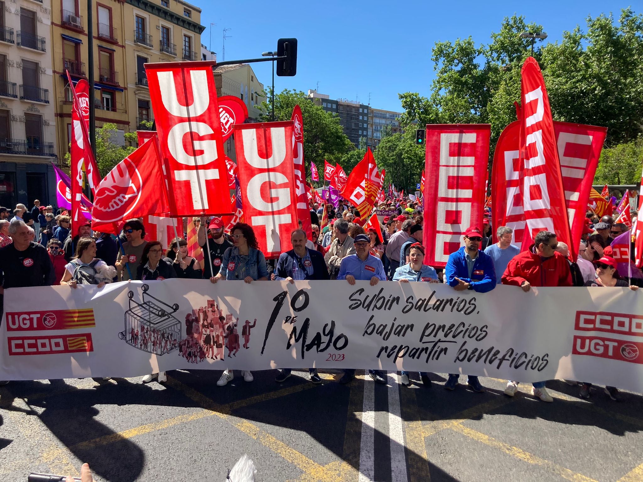 Manifestación 1 de mayo en Zaragoza