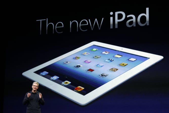 Tim Cook presenta el &#039;nuevo iPad&#039; de Apple en el Yerba Buena Center