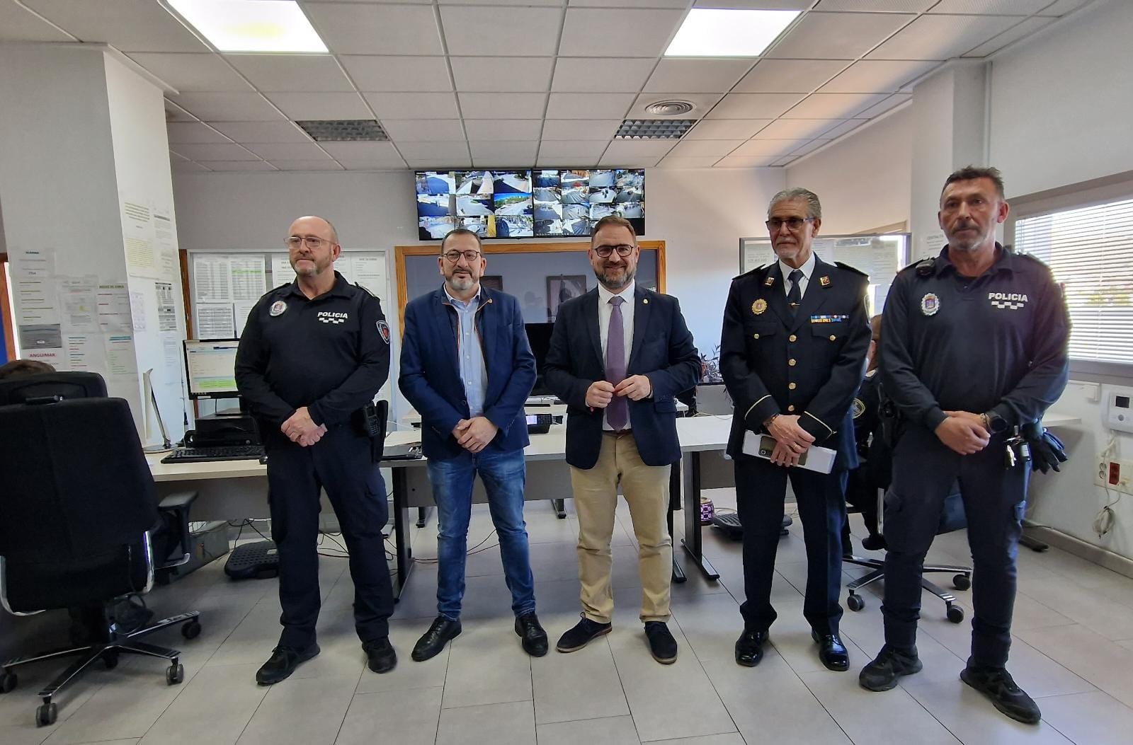 Presentación de las cámaras de videovigilancia en Lorca