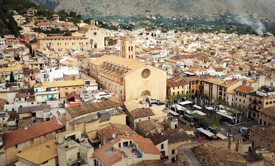 Imagen panorámica del municipio de Pollença