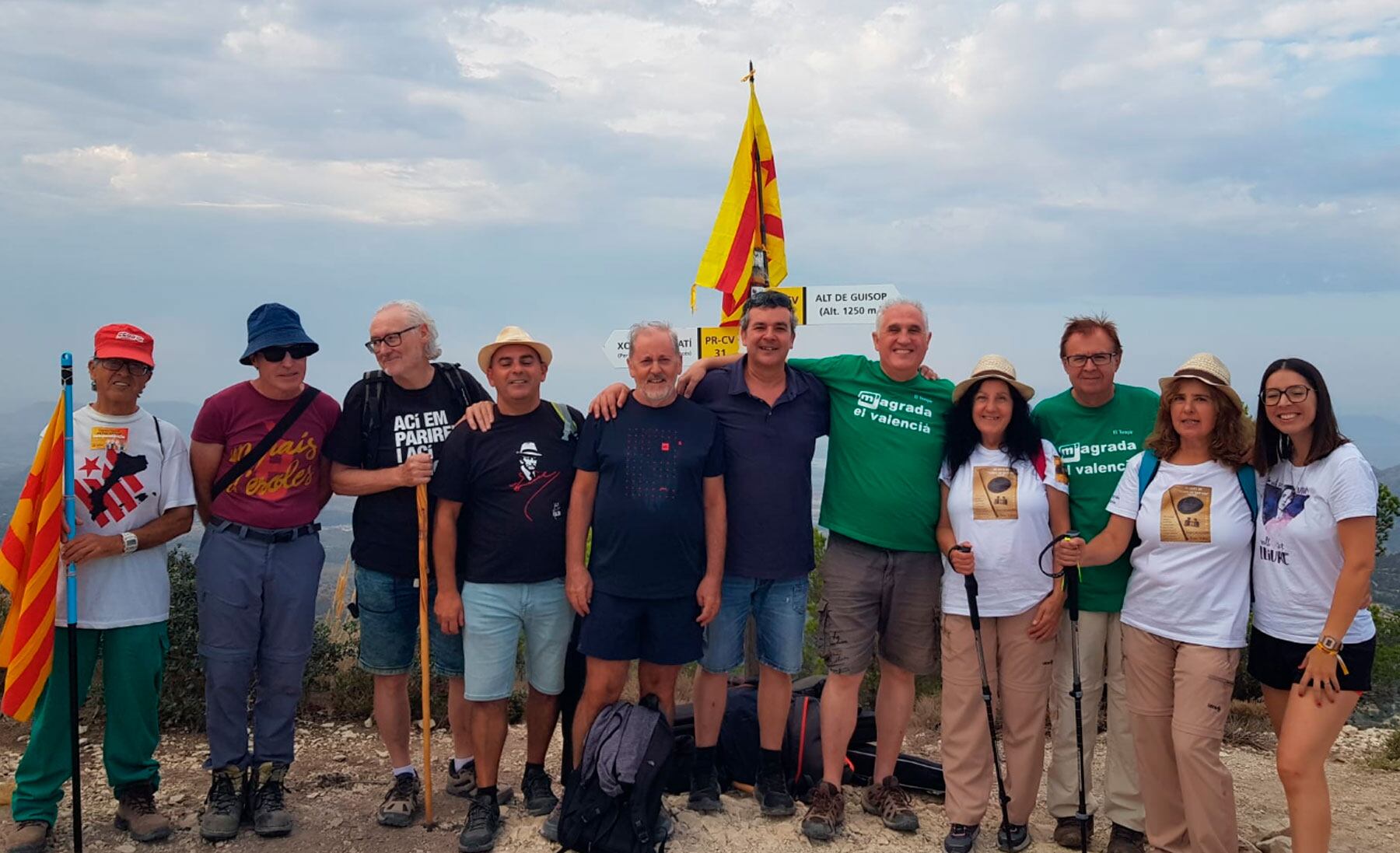 Natàlia Gisbert, guanyadora del Premi Enric Valor de novel·la, va fer un xicotet parlament per a concloure l&#039;acte