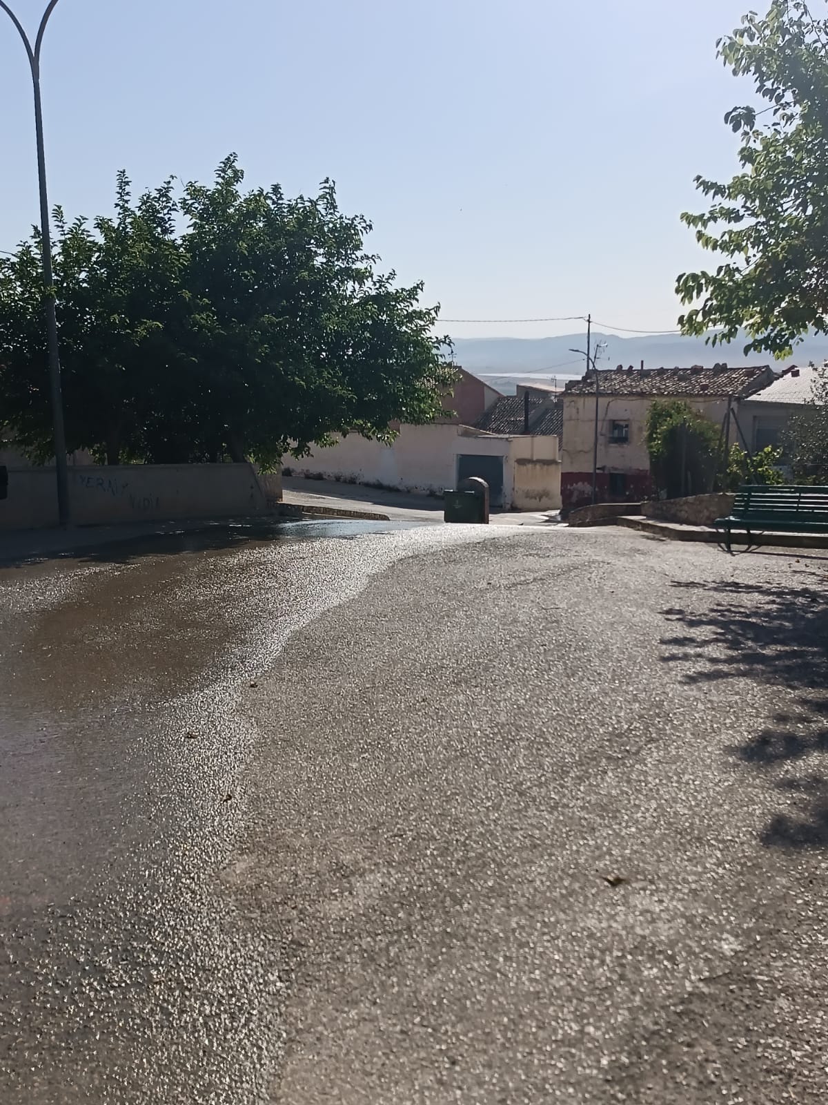 Roturas de la red de agua en Caudete