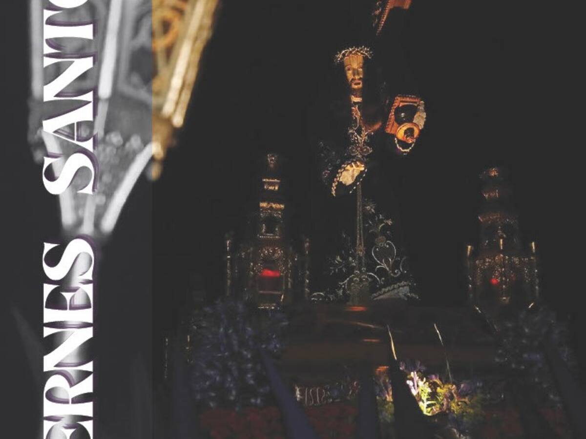 Cuatro fotografías de prensa ilustran los carteles de las procesiones nazarenas bajo el “Enfoque Morado”