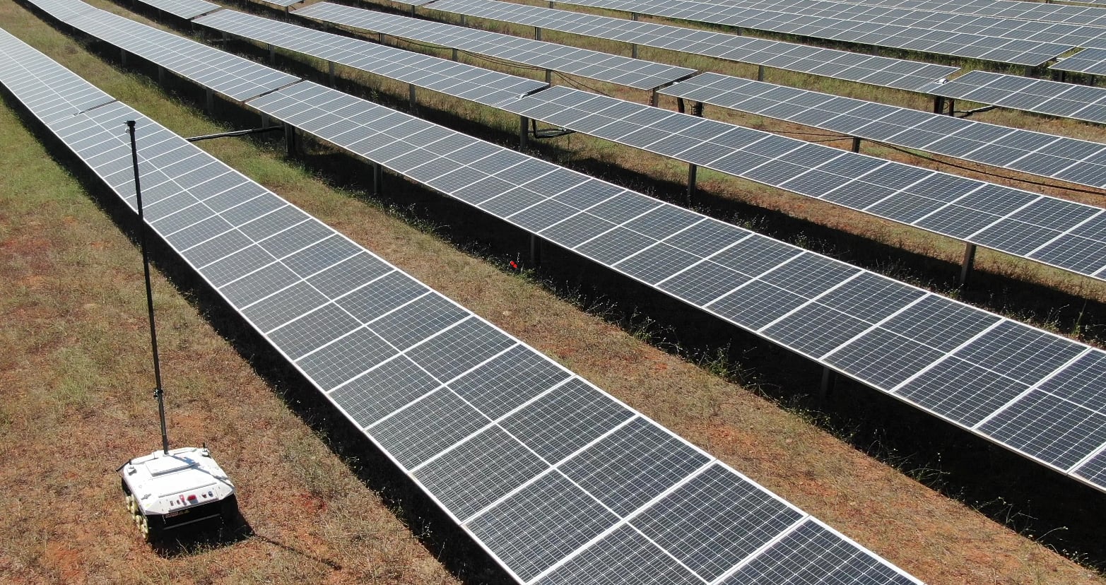 La empresa Arbórea Intellbird, instalada en el Parque Científico USAL, Salamanca, despliega de forma remota robots autónomos para la gestión sostenible de grandes plantas fotovoltaicas