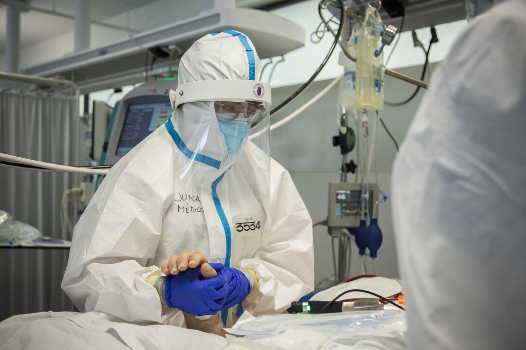 Un paciente atendido en el hospital