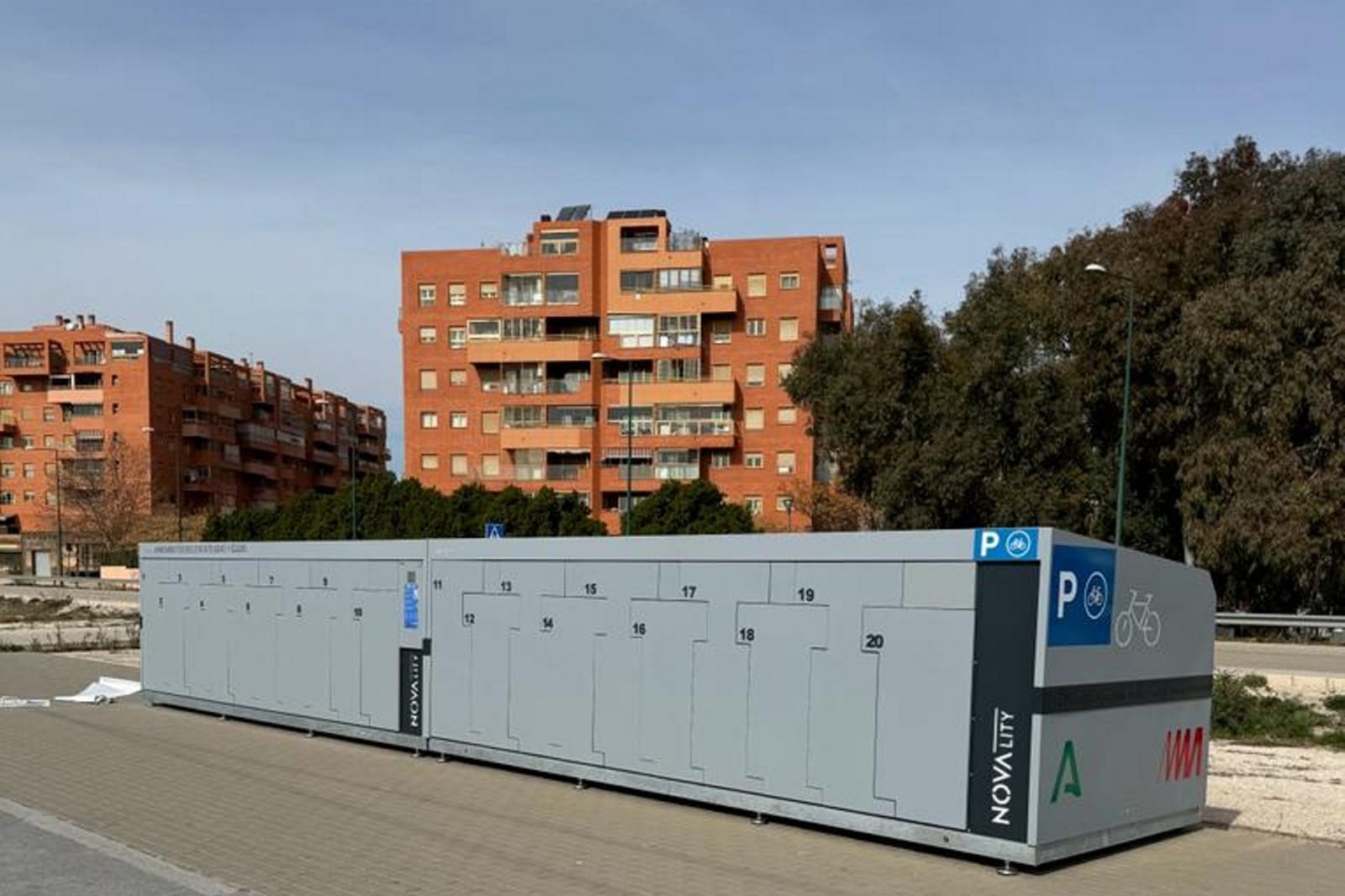 Una de los estacionamientos habilitados por metro de Málaga