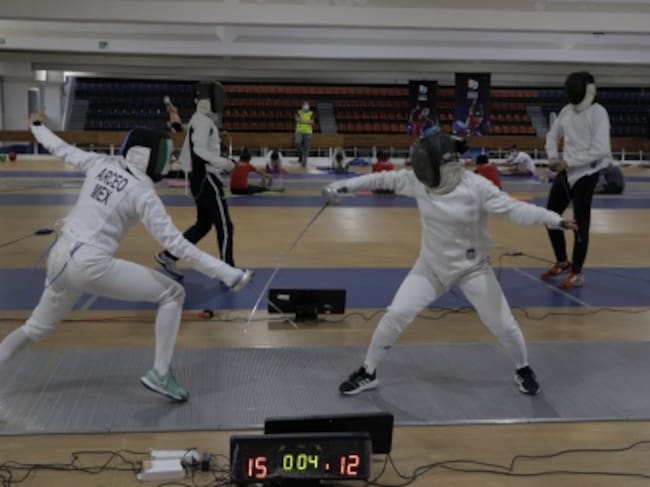 Demostración de esgrima actual