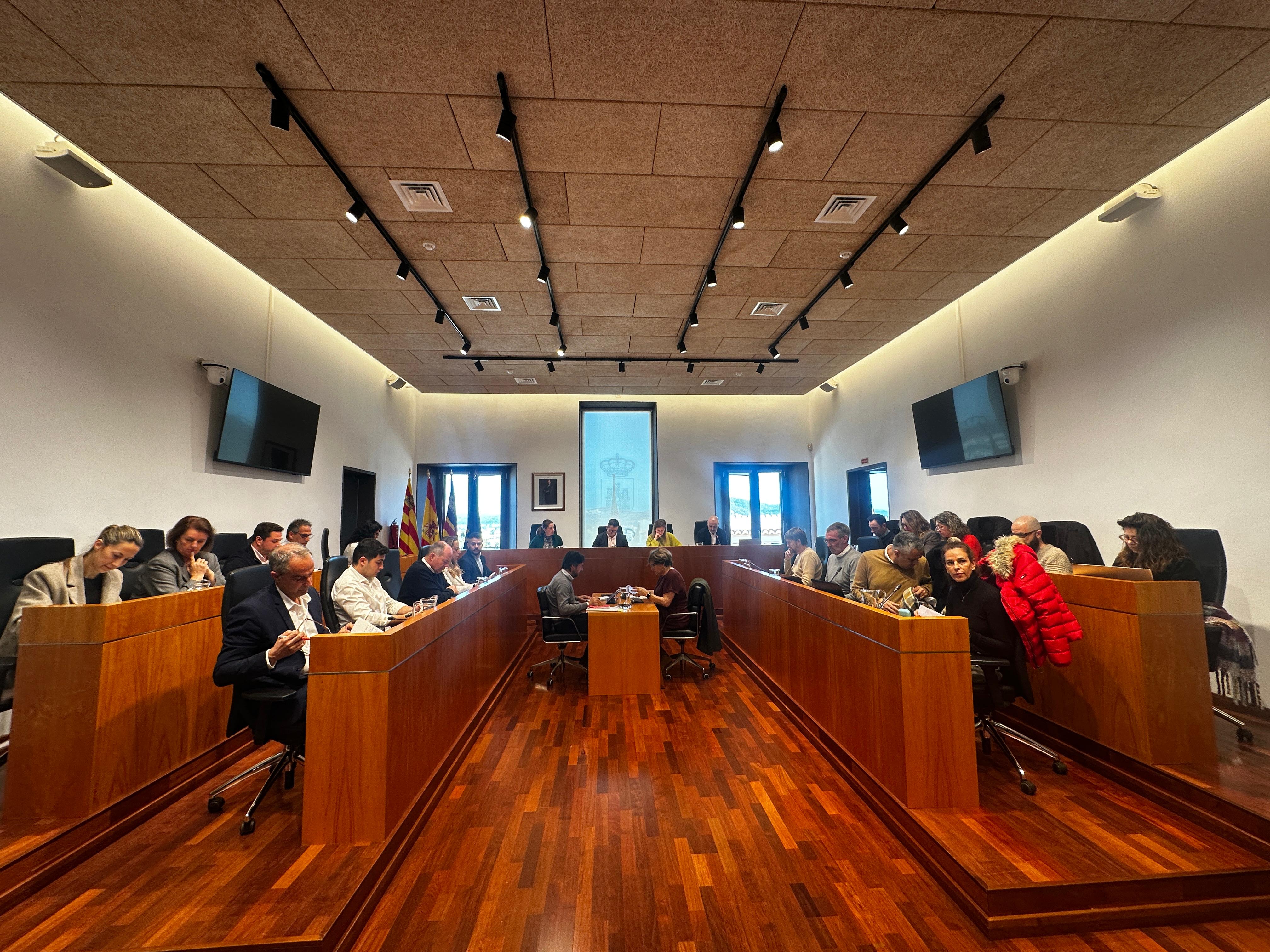 Imagen del pleno de Ibiza de este jueves (Ayuntamiento)