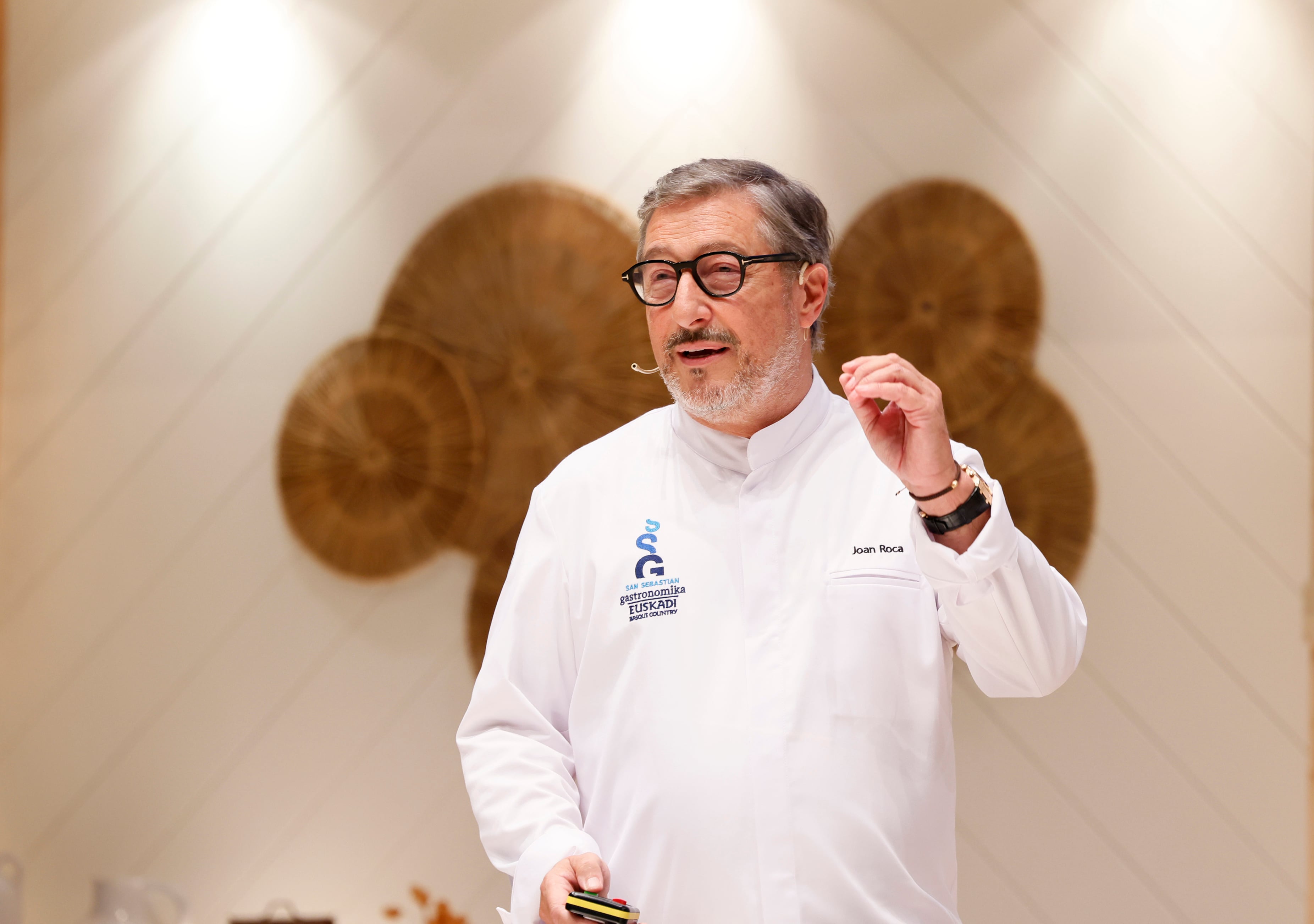 Joan Roca, en el congreso San Sebastián Gastronomika.