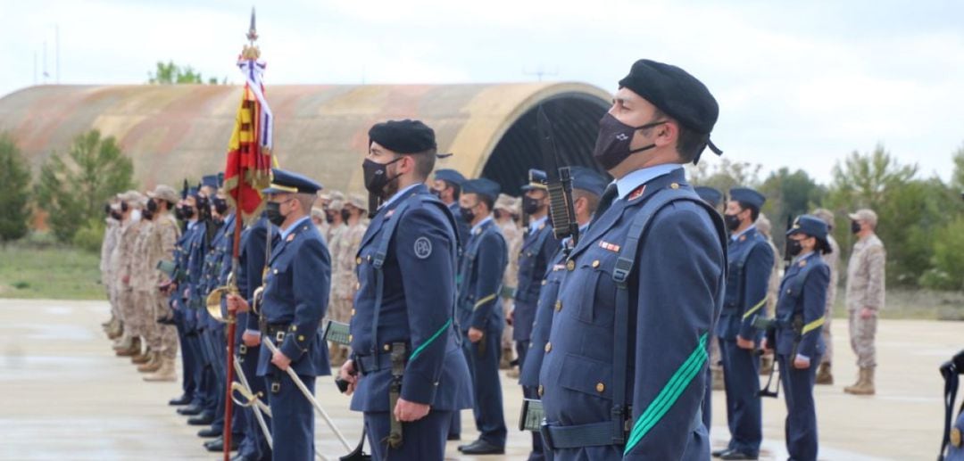 Algunos de los militares que van a participar en esta misión