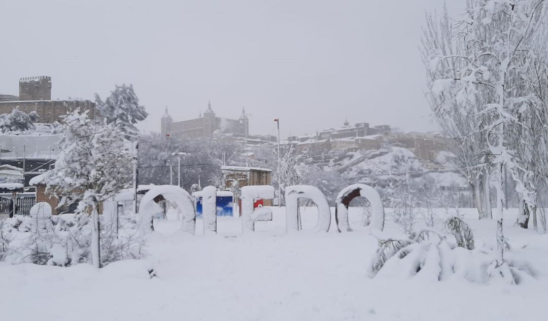 En Toledo no ha parado de nevar durante 72h