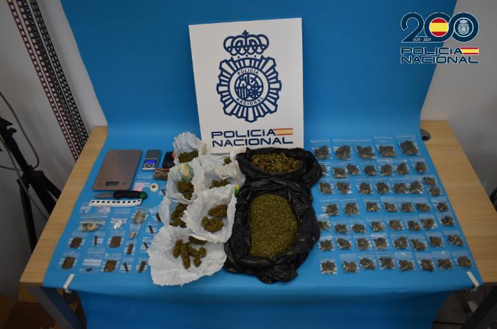 Efectos decomisados en Puertollano