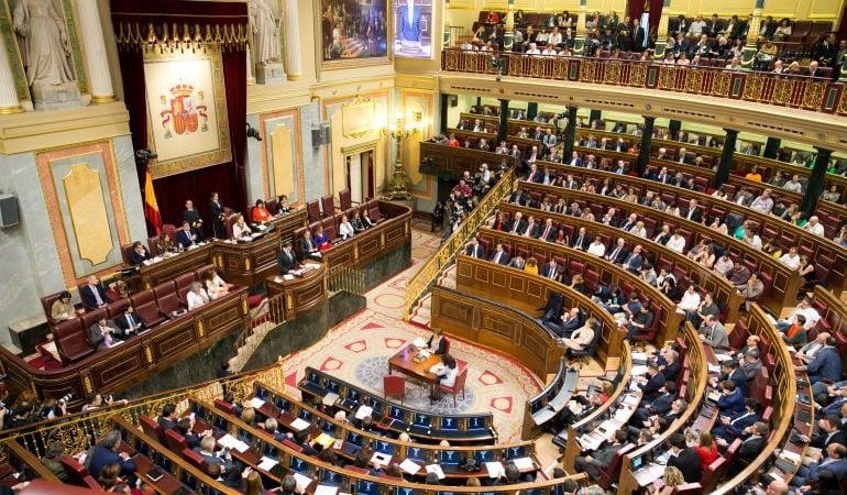 Plano general del Congreso de los Diputados.