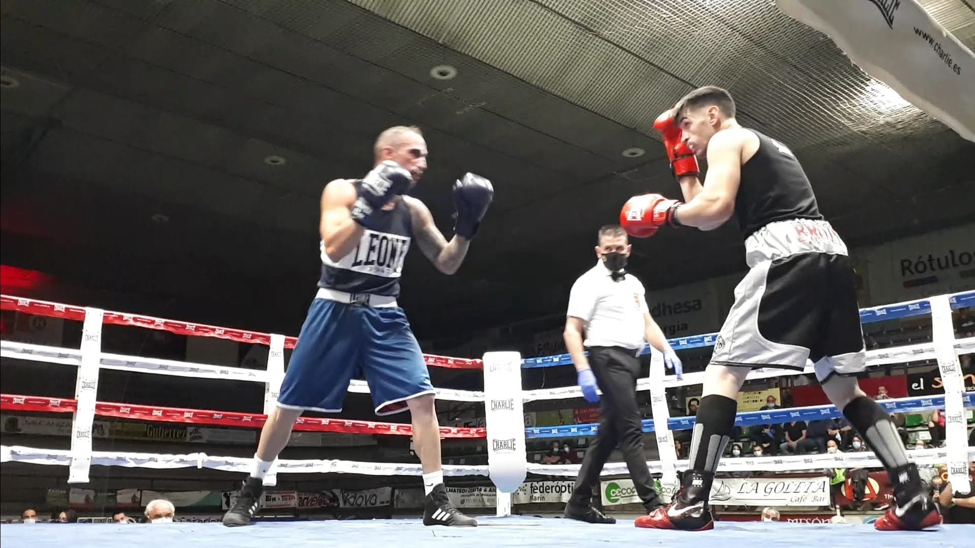 Ion Pérez durante un combate en el viejo Príncipe de Asturias