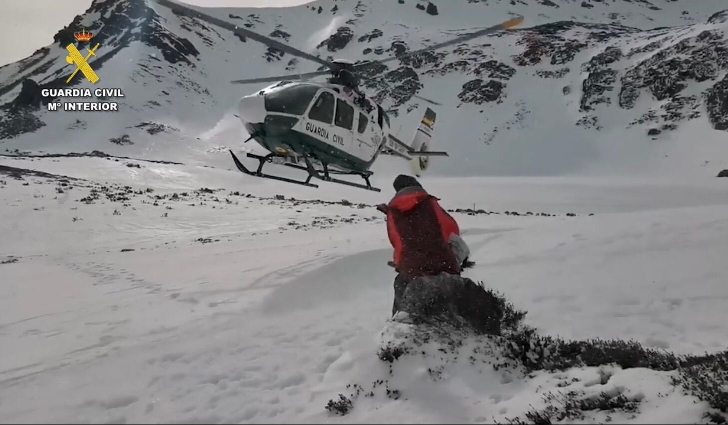 Momento de uno de los rescates del GREIM en León