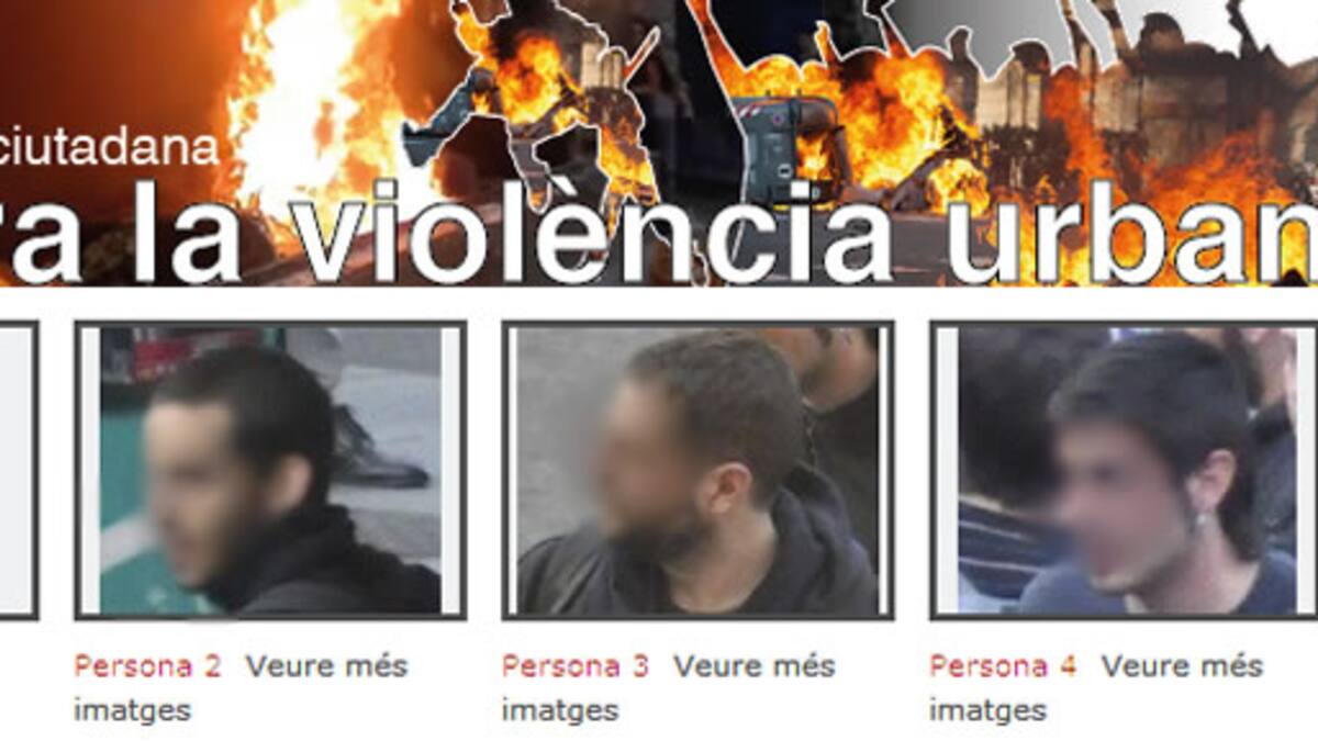 Un advocat porta els Mossos a l'Audiència Nacional per la polèmica web contra el vandalisme