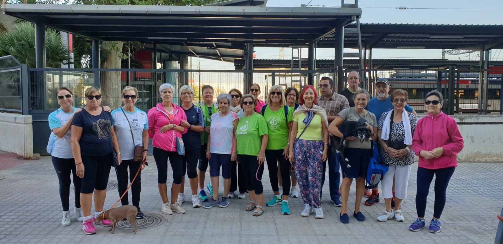 Participantes en la Ruta Sana de Xàtiva