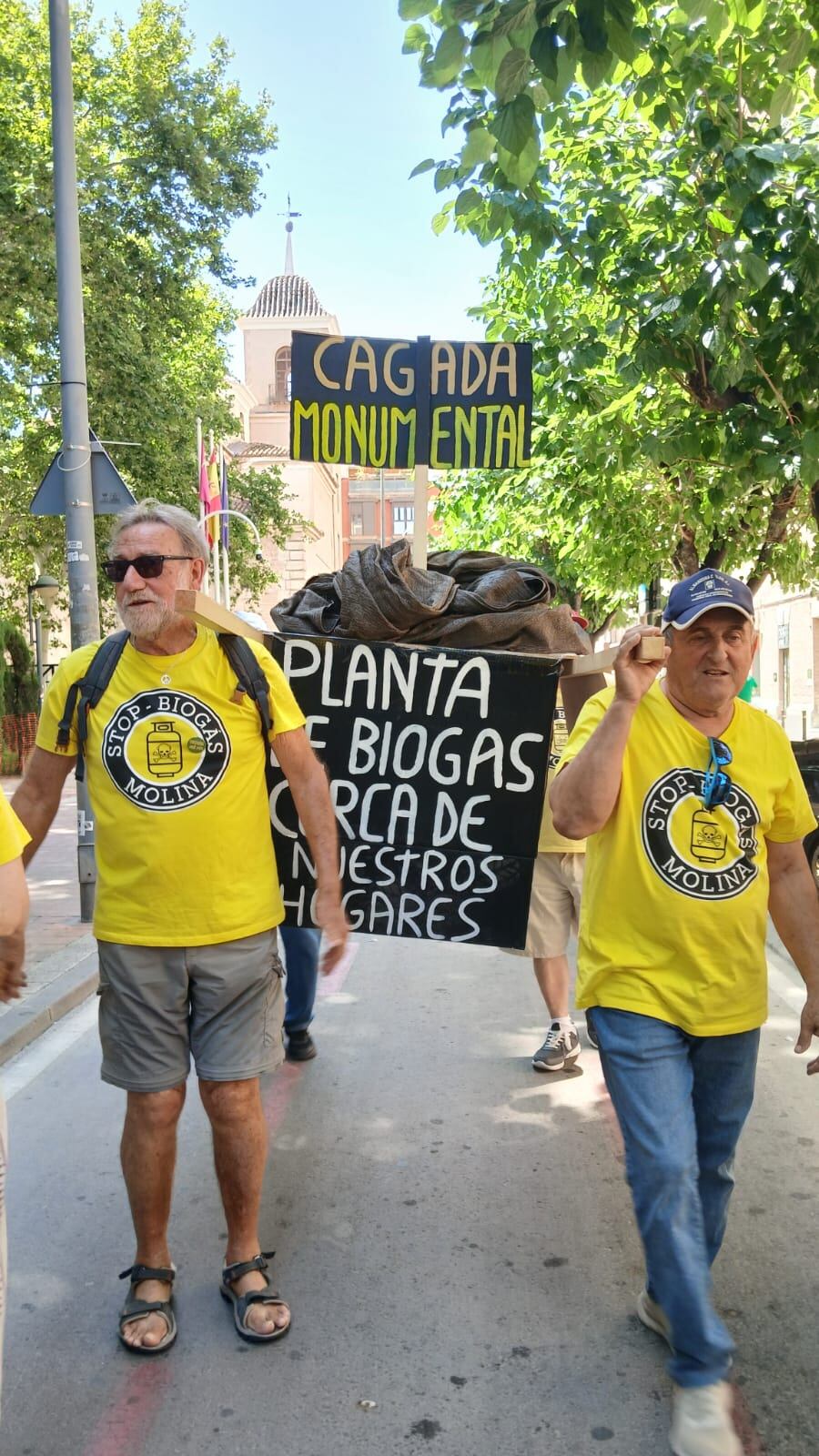 Protesta en Murcia contra las plantas de biogás
