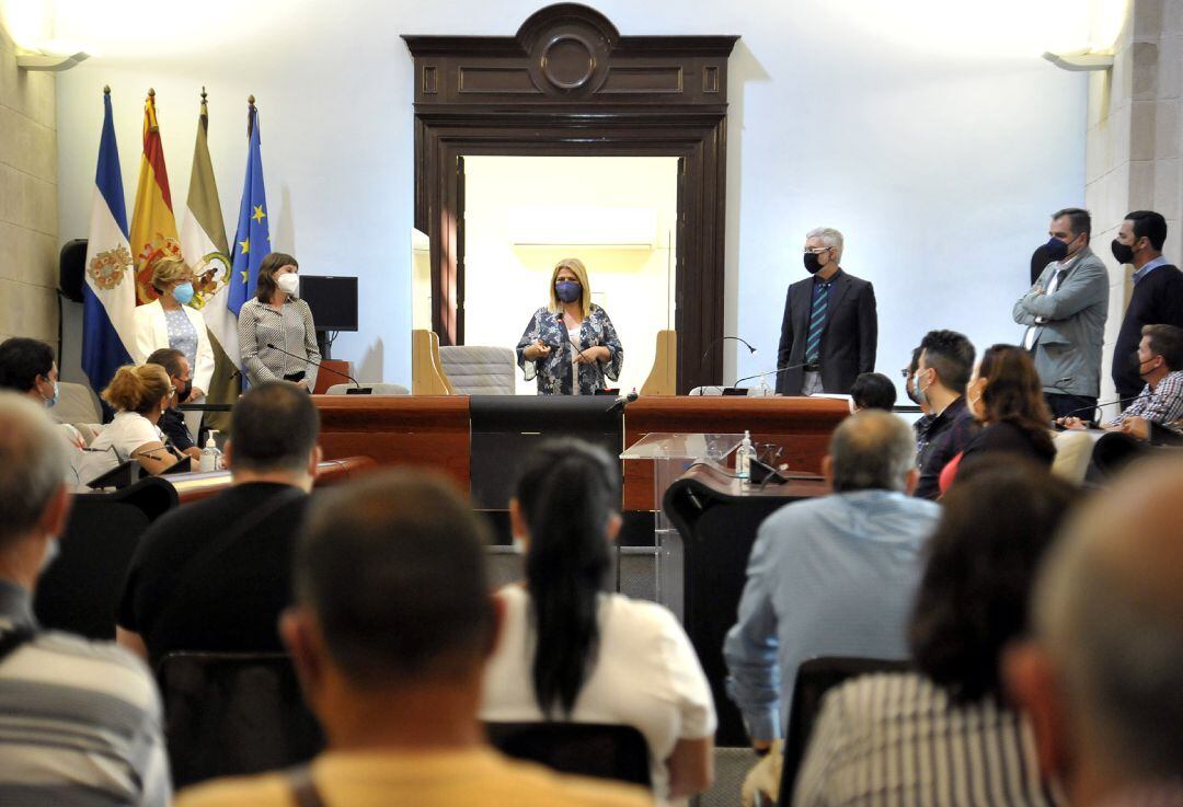 Toma de posesión en el salón noble del Ayto. de Jerez