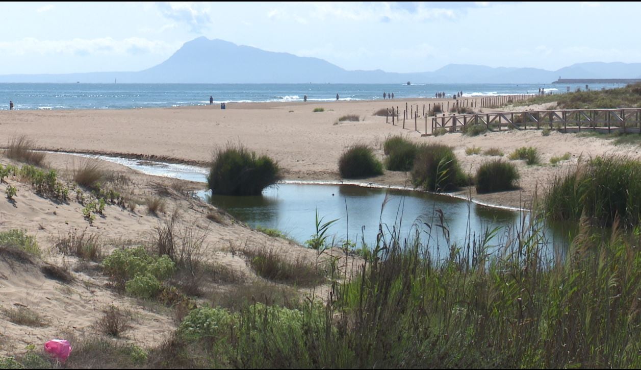 Desembocadura del río Vaca en Xeraco.