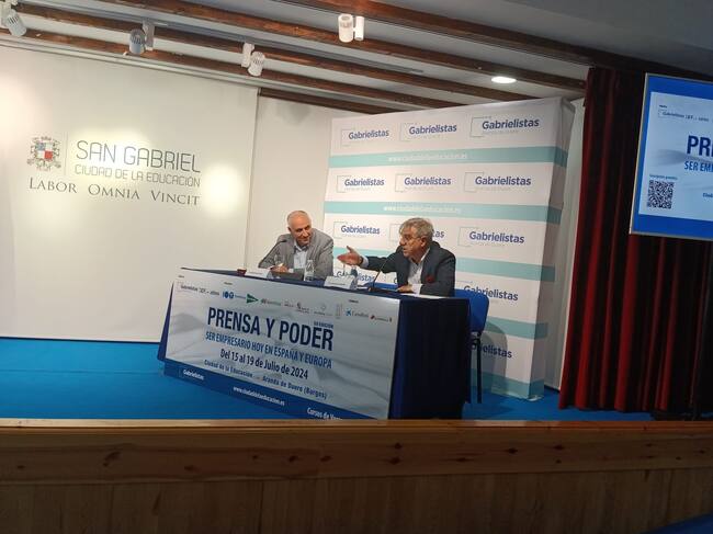 Graciano Palomo (dcha) y Amador G. Ayora