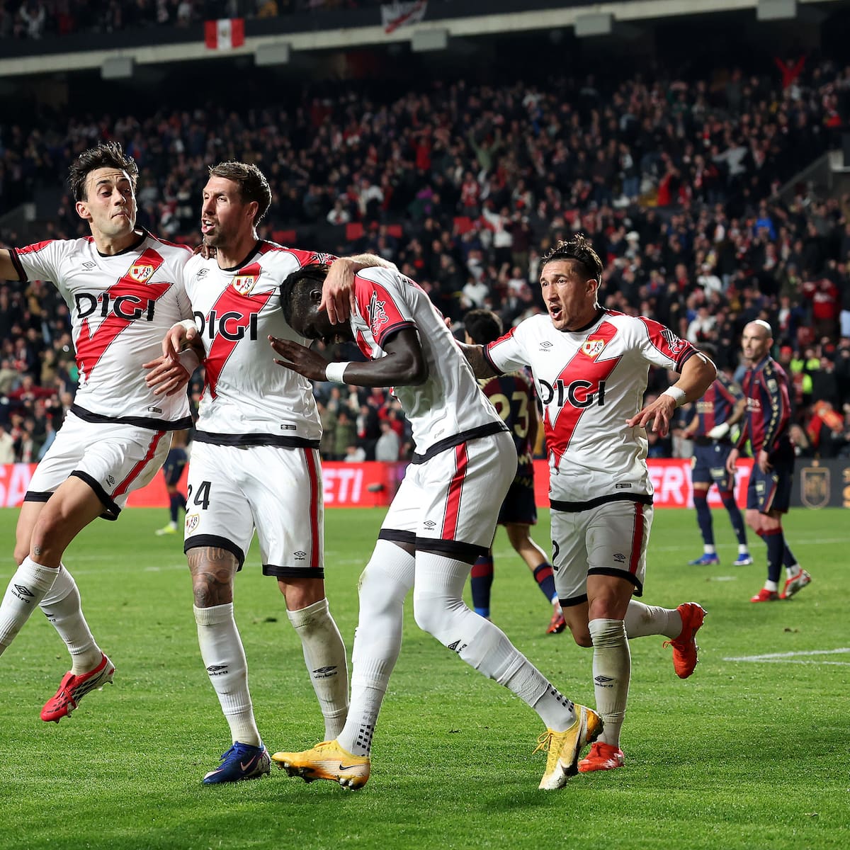 Rayo Vallecano 1-1 Levante UD: resumen, resultado y goles del partido de la jornada 28 de LaLiga EA Sports