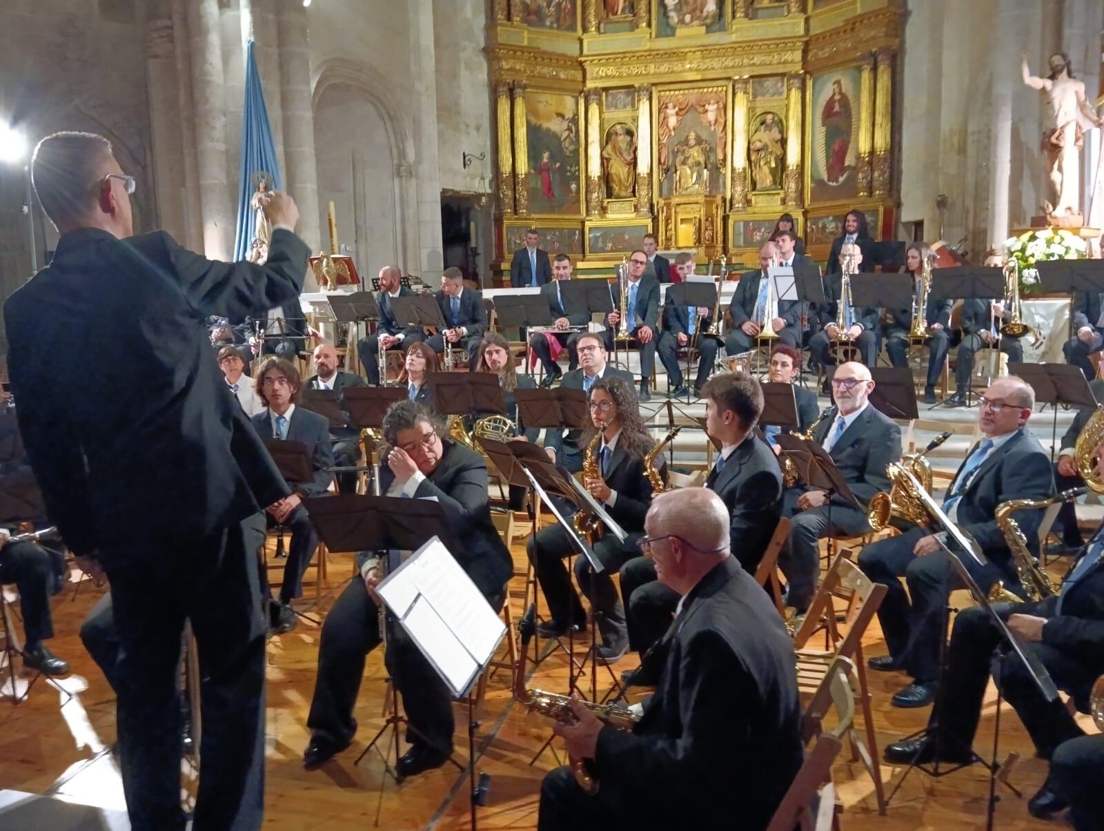 Noche de Ronda Aranda 2023: concierto de la Banda Municipal de Música en la iglesia de Santa María