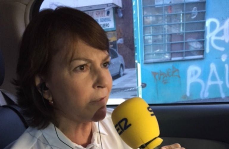 Mitzy Capriles, esposa de Antonio Ledezma y opositora al régimen de Maduro, durante su entrevista en &#039;Hora 25&#039;.