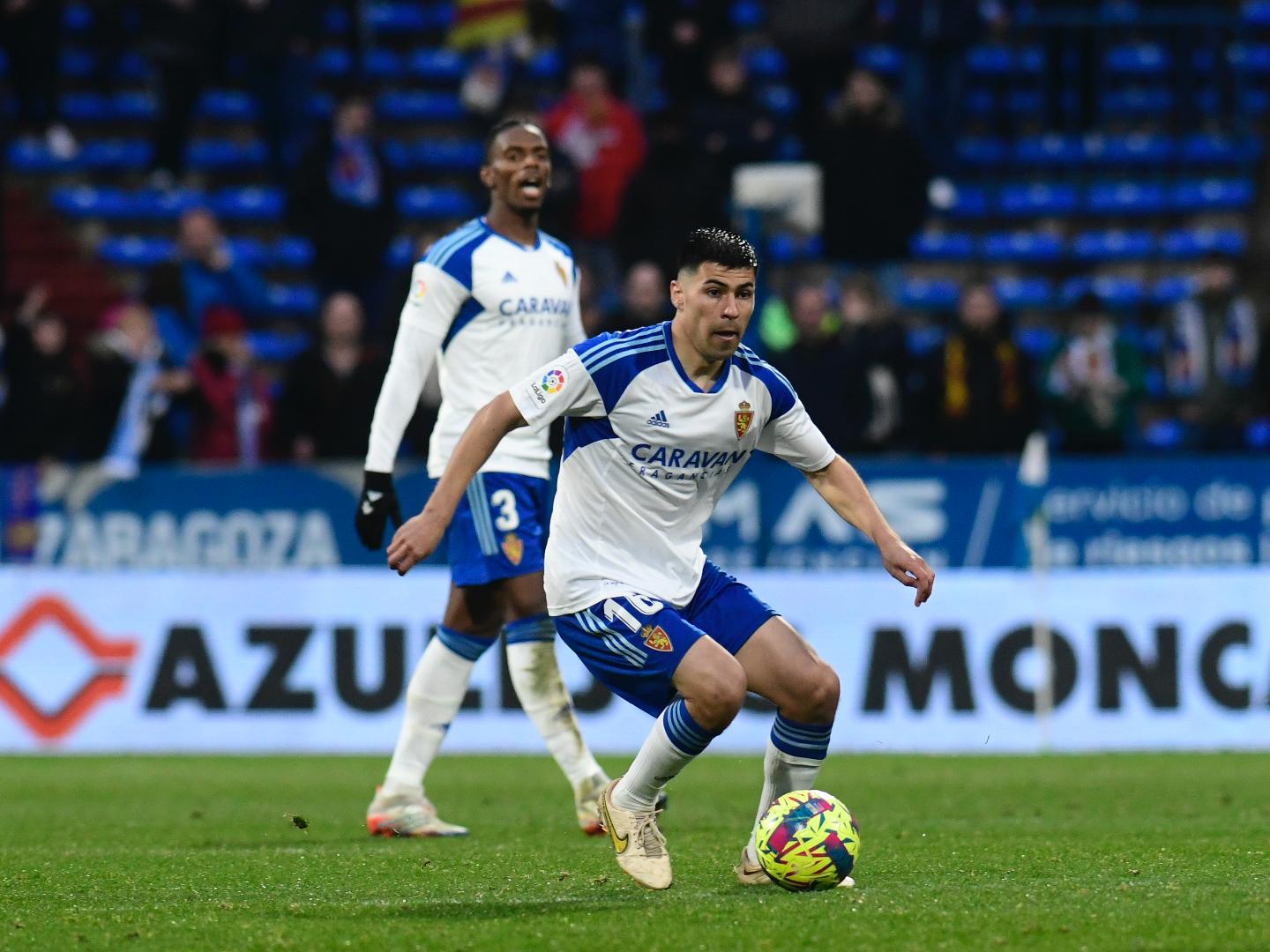 Tomás Alarcón debutó con el Real Zaragoza en el partido ante el Mirandés