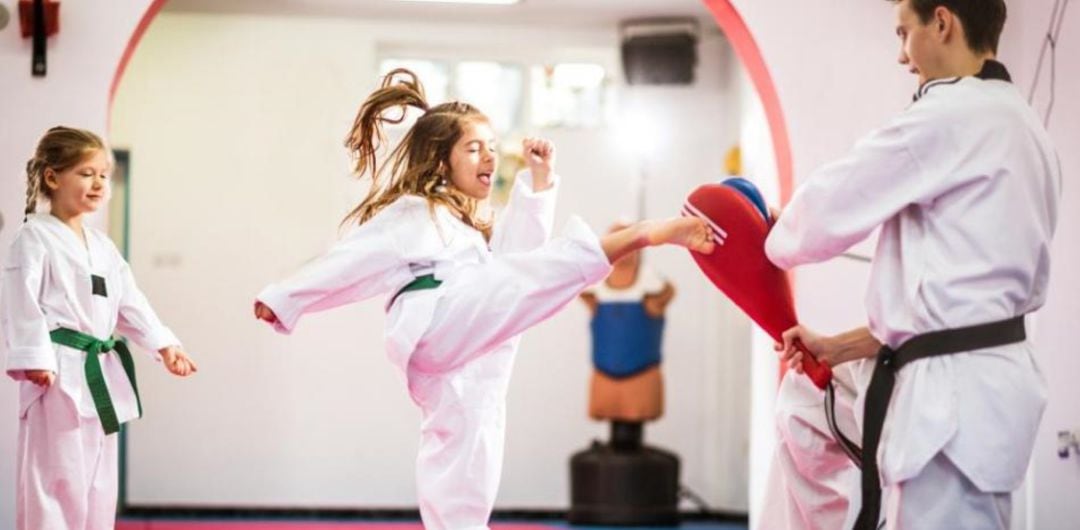 Entrenamiento de taekwondo