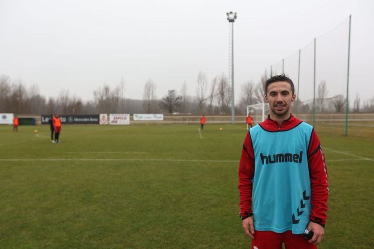 Marcos realizó su priemr entrenamiento con la Cultural