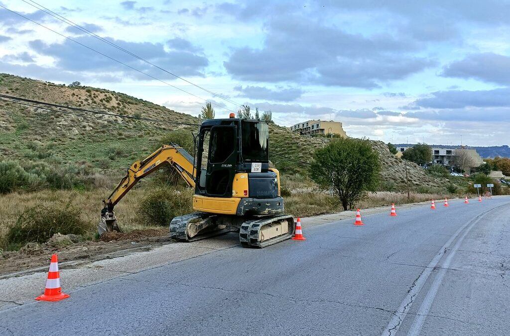 Las obras en el margen izquierdo de la avenida Doctor Manuel Jarabo