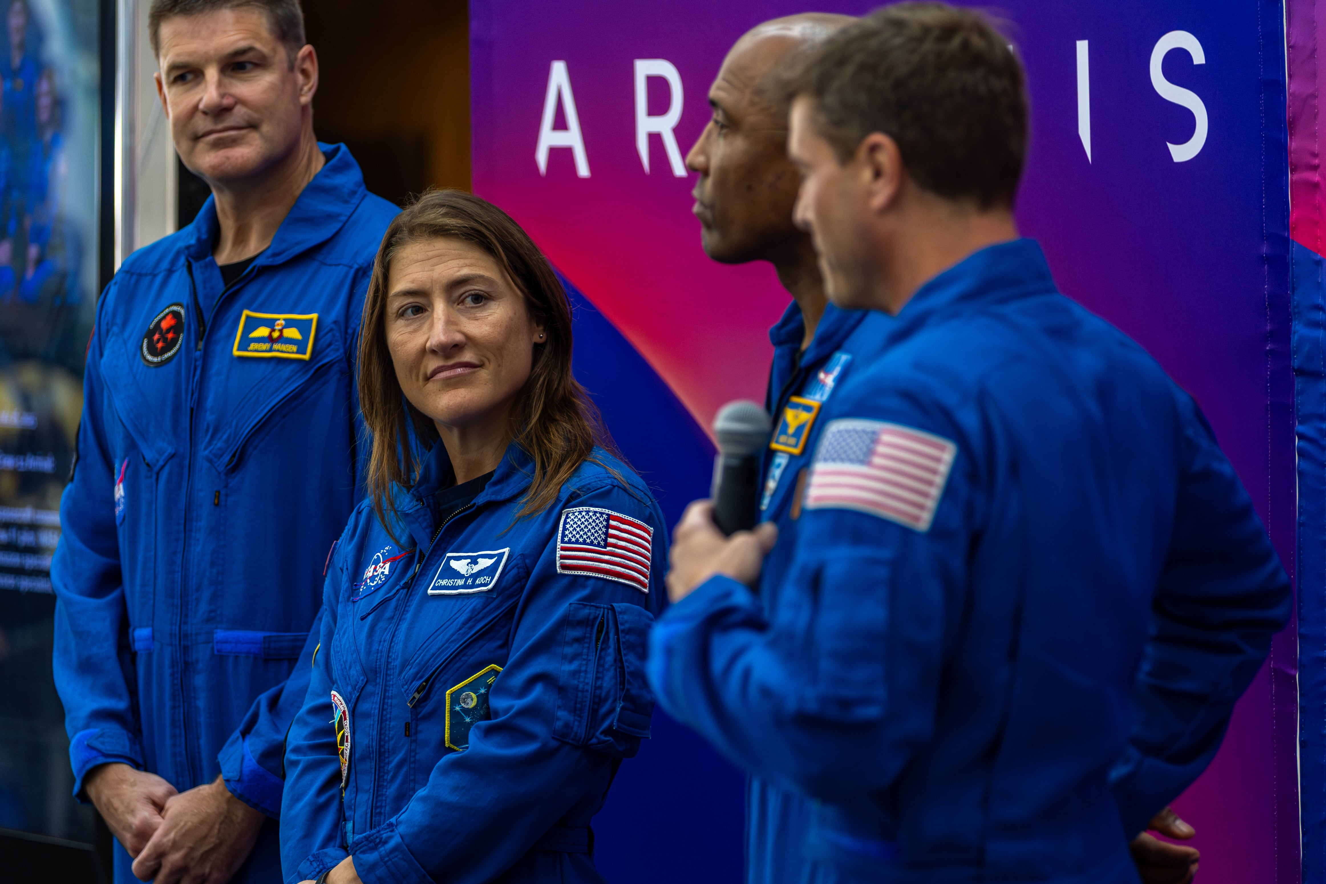 Christina Koch pasó casi todo 2019 en la Estación Espacial Internacional. (Photo by Austin DeSisto/NurPhoto via Getty Images)
