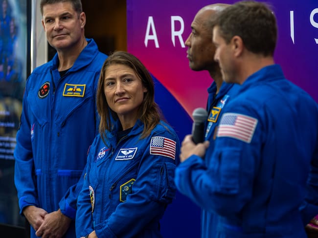 Christina Koch pasó casi todo 2019 en la Estación Espacial Internacional. (Photo by Austin DeSisto/NurPhoto via Getty Images)