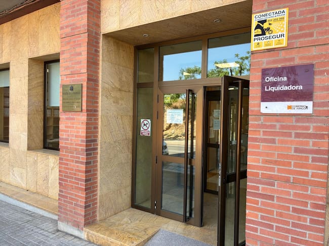Oficina liquidadora de Barbastro. Foto: PSOE