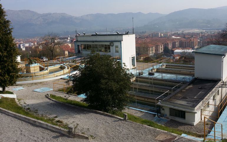 Actual estación de tratamiento de agua de Torrelavega