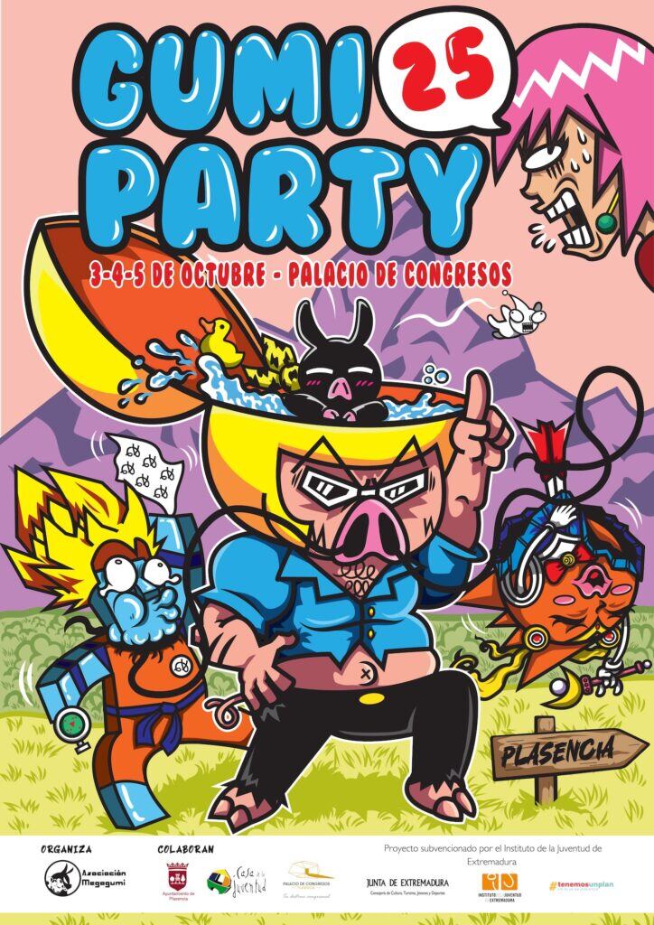 Cartel de la Gumiparty 2025