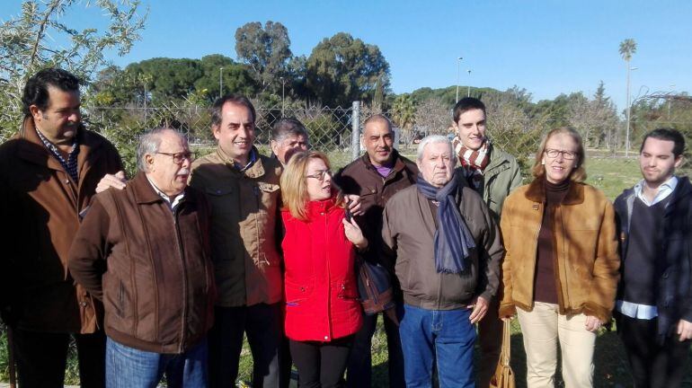 Dirigentes del PP y vecinos exigen a la Junta la construcción del centro de salud de la zona norte de Jerez