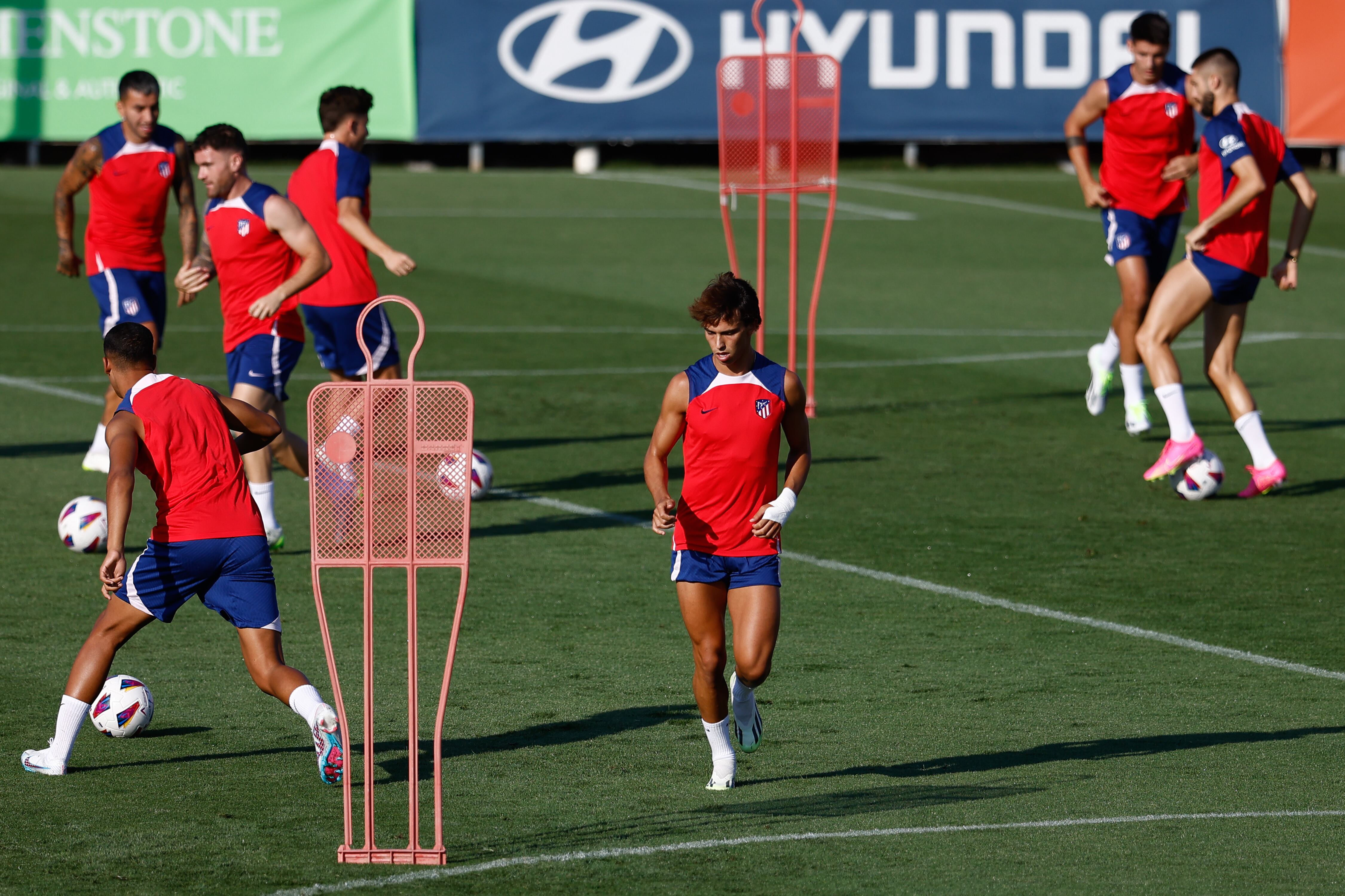 Joao Félix, en un entrenamiento con el Atlético de Madrid. (Photo By Oscar J. Barroso/Europa Press via Getty Images)