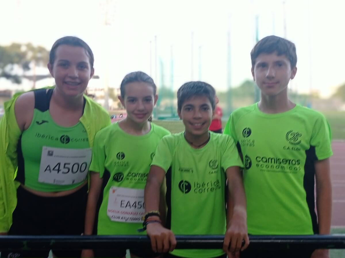 El Club Atletismo Elda continúa celebrando éxitos de sus Sub-14