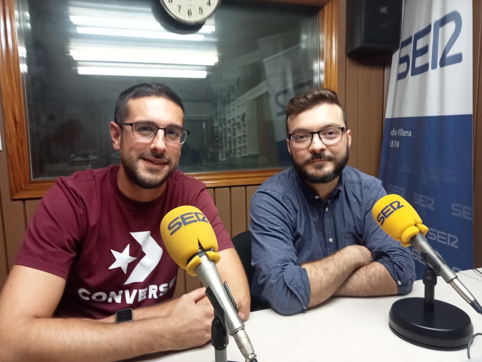 Jesús Mateo y Moisés Gallardo, en Radio Villena SER