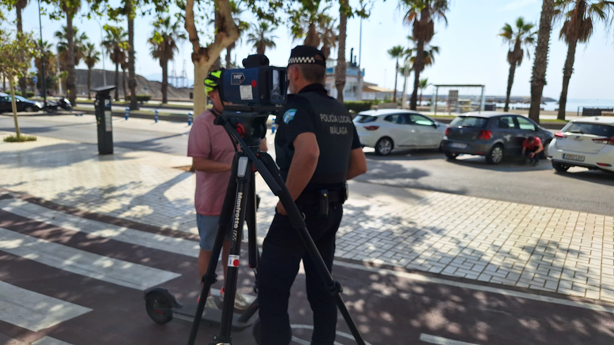 Control de velocidad de patinetes en Málaga